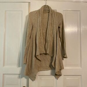 Tan cardigan